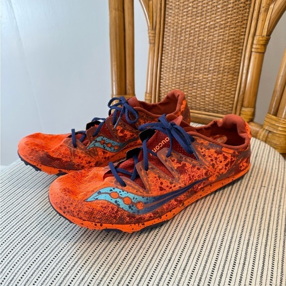 Saucony Carrera Orange Track Shoes - Picture 5 of 11